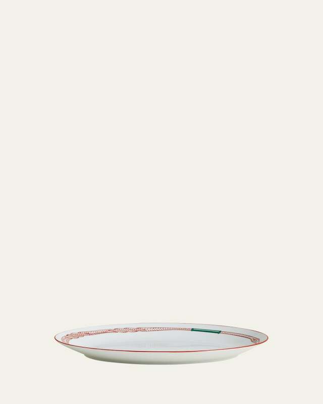 Tressages Equestres Small Oval Platter